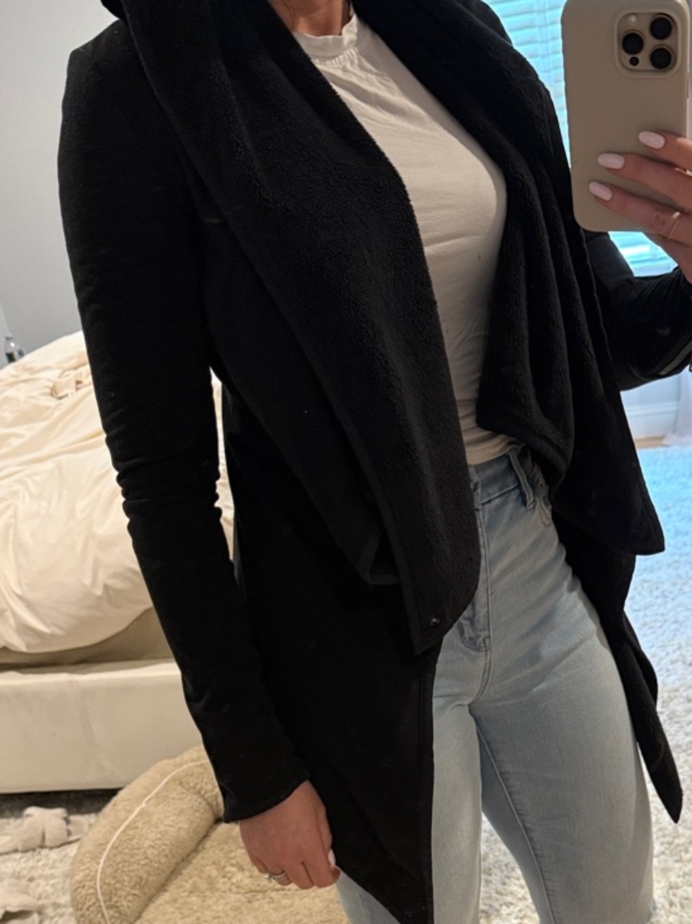 Lululemon black fleece pancho